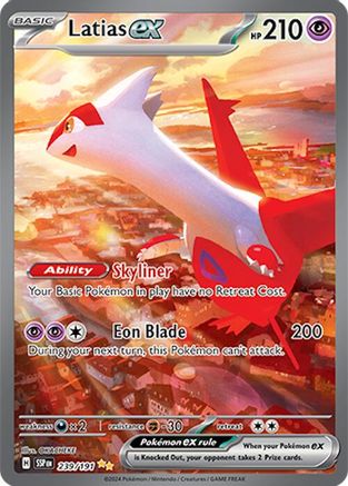 SV08 Surging Sparks 239/191 Latias ex - Holofoil - Special Illustration Rare