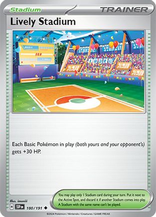 SV08 Surging Sparks 180/191 Lively Stadium - Reverse Holofoil - Uncommon