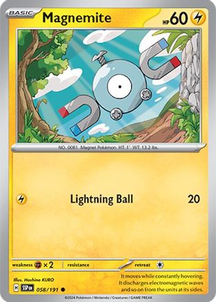 SV08 Surging Sparks 058/191 Magnemite - Common