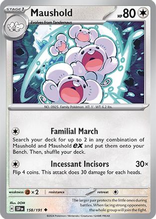 SV08 Surging Sparks 158/191 Maushold - Uncommon