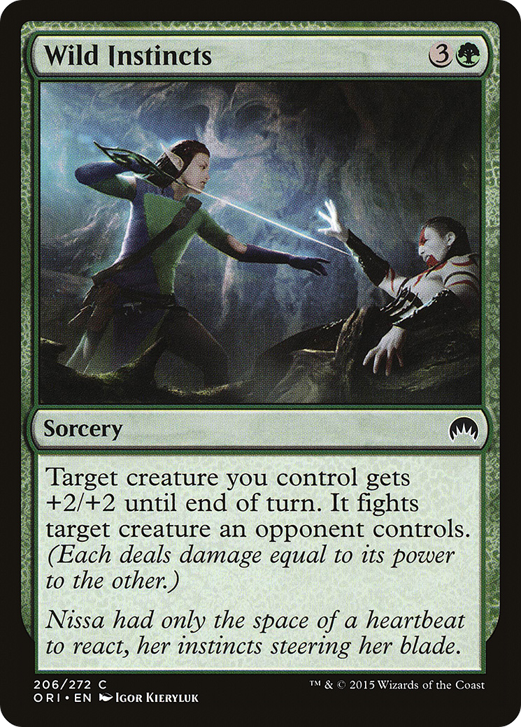 Magic Origins - (ORI-206) - Wild Instincts Foil