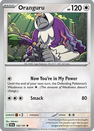 SV08 Surging Sparks 156/191 Oranguru - Common