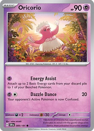 SV08 Surging Sparks 089/191 Oricorio - Common