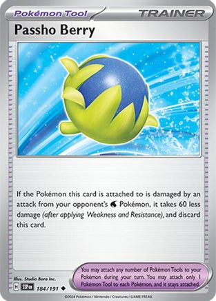 SV08 Surging Sparks 184/191 Passho Berry - Reverse Holofoil - Uncommon