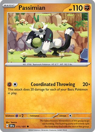 SV08 Surging Sparks 111/191 Passimian - Reverse Holofoil - Uncommon