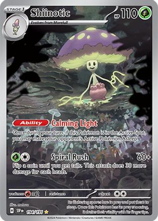 SV08 Surging Sparks 194/191 Shiinotic - Holofoil - Illustration Rare