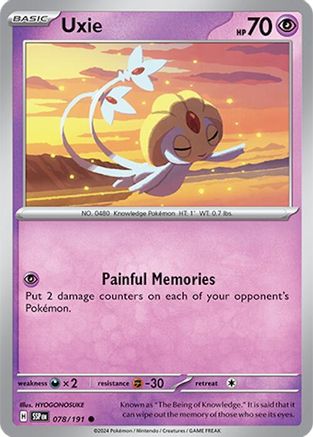 SV08 Surging Sparks 078/191 Uxie - Common