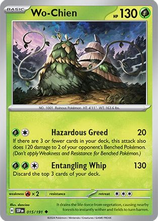 SV08 Surging Sparks 015/191 Wo-Chien - Uncommon