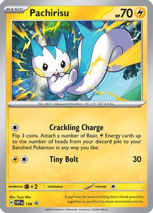 SV Scarlet & Violet Promo Cards 158 Pachirisu - Holofoil - Promo
