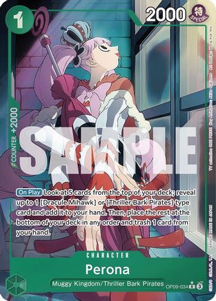 Emperors in the New World OP09-034 Perona (Parallel) (OP09-034) - Foil - Rare