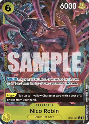 Emperors in the New World OP09-107 Nico Robin (107) (Parallel) (OP09-107) - Foil - Rare