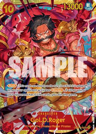 Emperors in the New World OP09-118 Gol.D.Roger (OP09-118) - Foil - Secret Rare
