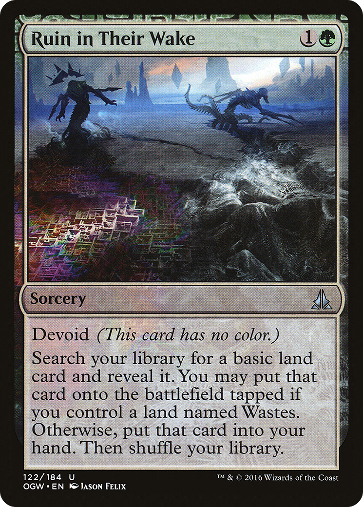 Oath of the Gatewatch - (OGW-122) - Ruin in Their Wake: (devoid)