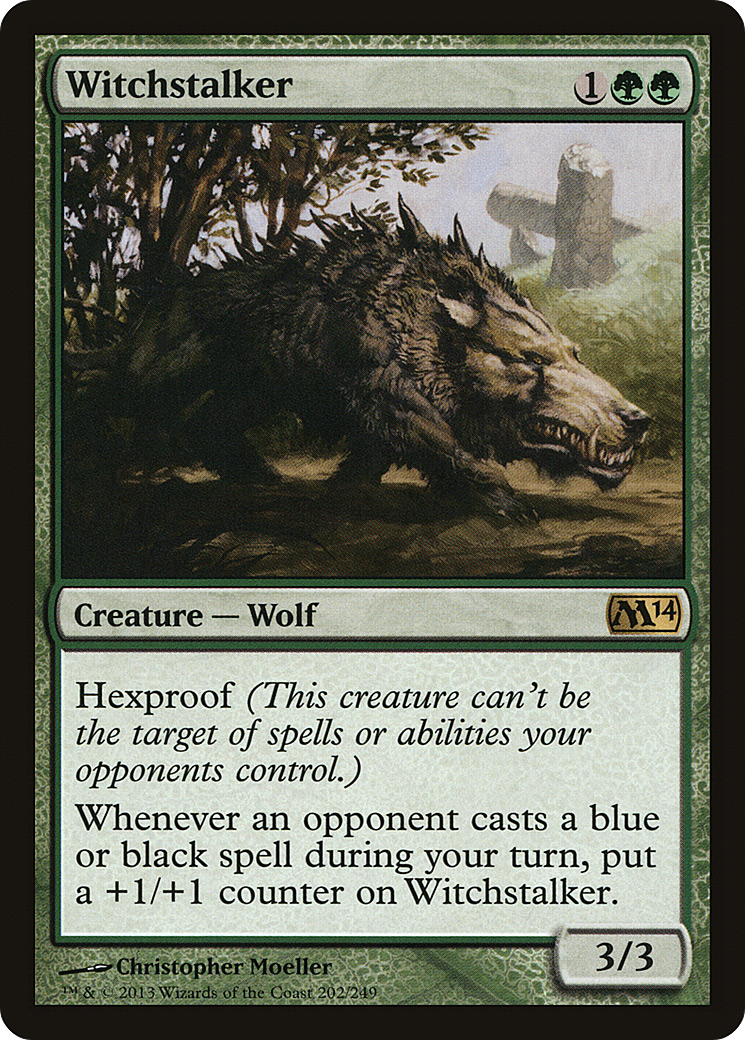 Magic 2014 - (M14-202) - Witchstalker Foil