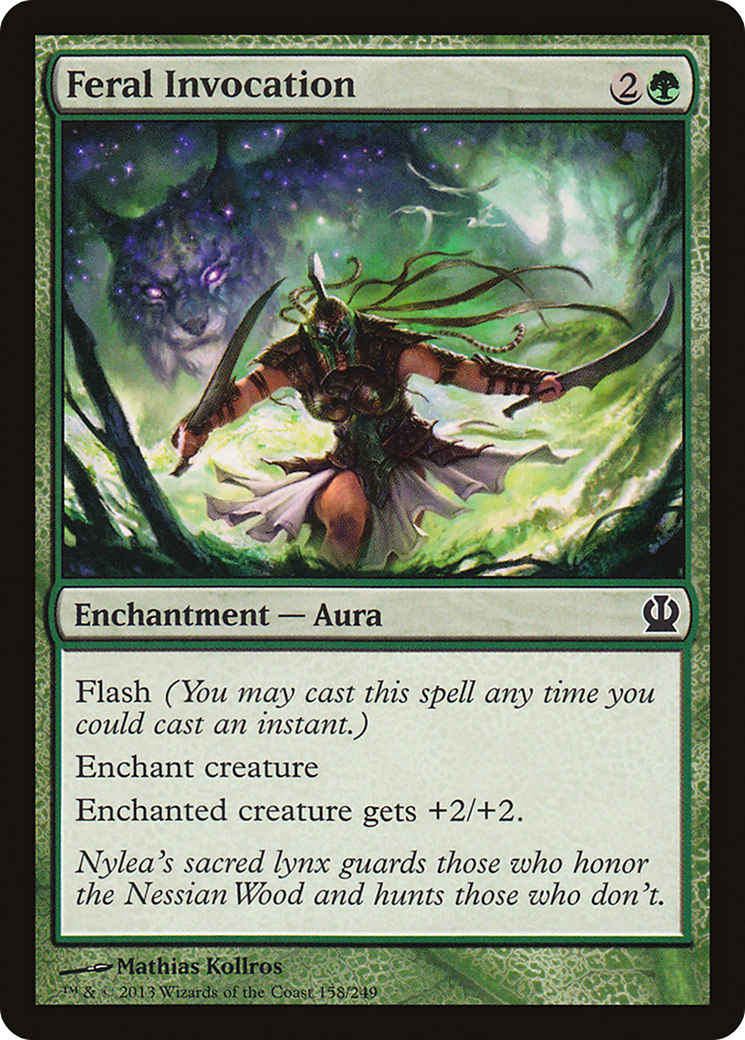 Theros - (THS-158) - Feral Invocation Foil