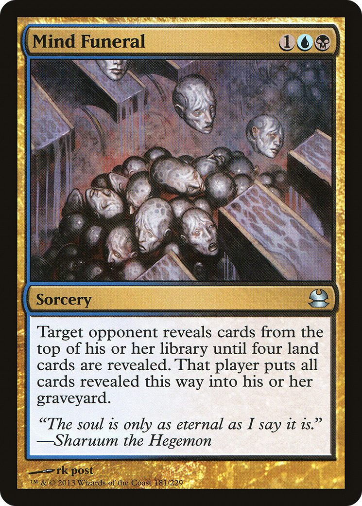 Modern Masters - (MMA-181) - Mind Funeral Foil