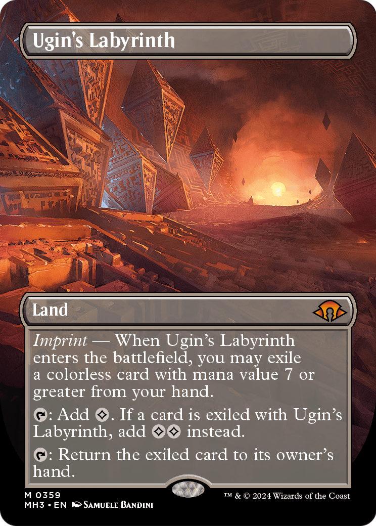 Modern Horizons 3 - (MH3-359) - Ugin's Labyrinth (Borderless)