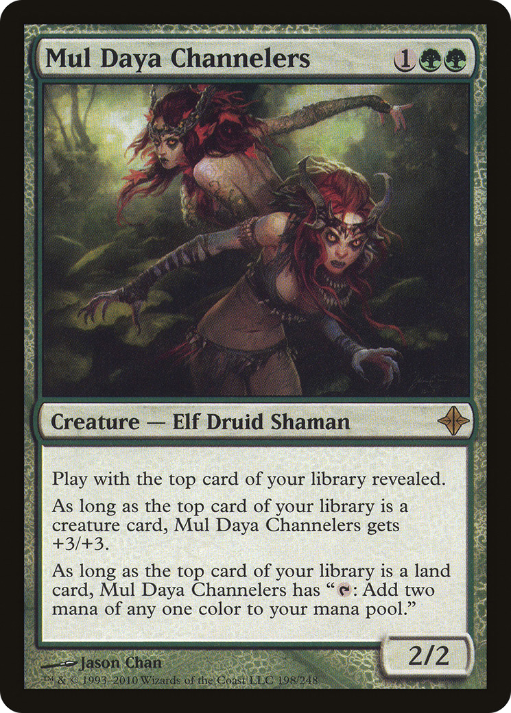 Rise of the Eldrazi - (ROE-198) - Mul Daya Channelers