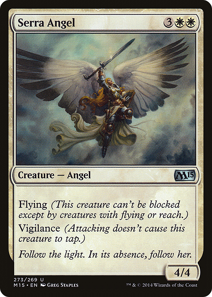 Magic 2015 - (M15-273) - Serra Angel Foil