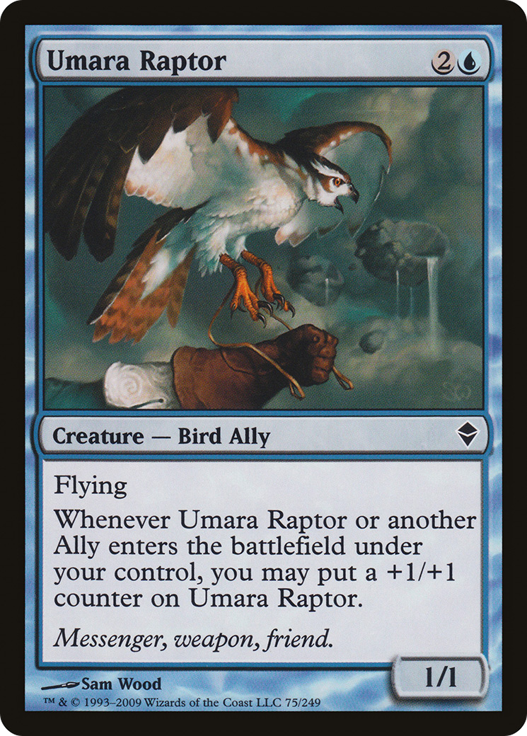 Zendikar - (ZEN-075) - Umara Raptor Foil