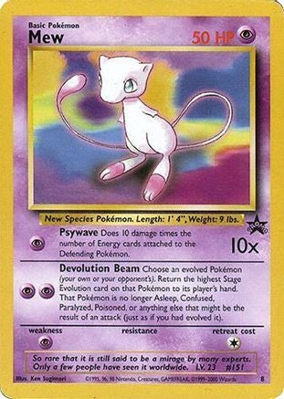 WoTC Promo 008 Mew - Promo