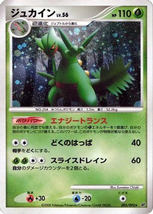 Intense Fight in the Destroyed Sky 005/092 Sceptile - 1st Edition Holofoil - Holo Rare