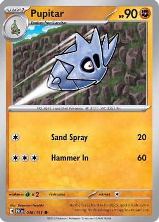 SV Prismatic Evolutions 048/131 Pupitar - Common