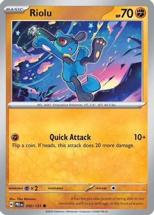 SV Prismatic Evolutions 050/131 Riolu - Common