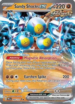 SV Prismatic Evolutions 056/131 Sandy Shocks ex - Holofoil - Double Rare