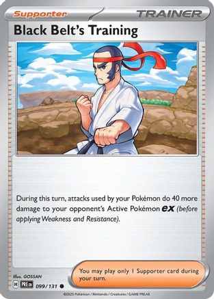 SV Prismatic Evolutions 099/131 Black Belt's Training - Common