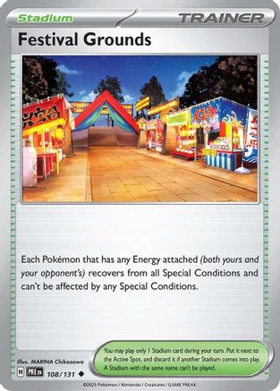 SV Prismatic Evolutions 108/131 Festival Grounds - Uncommon