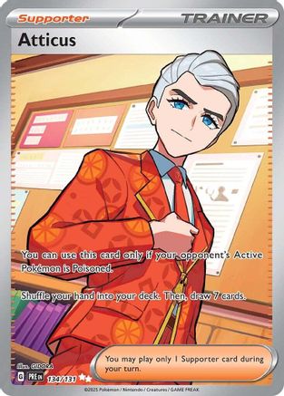 SV Prismatic Evolutions 134/131 Atticus - Holofoil - Ultra Rare