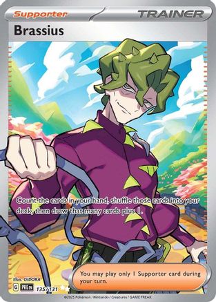 SV Prismatic Evolutions 135/131 Brassius - Holofoil - Ultra Rare
