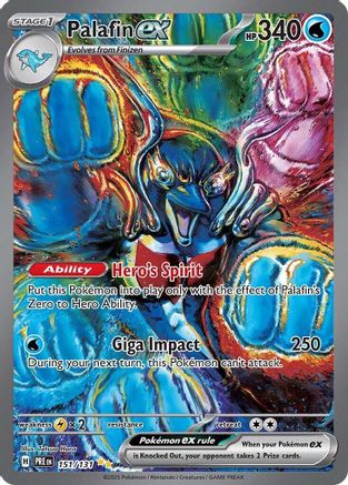 SV Prismatic Evolutions 151/131 Palafin ex - Holofoil - Special Illustration Rare