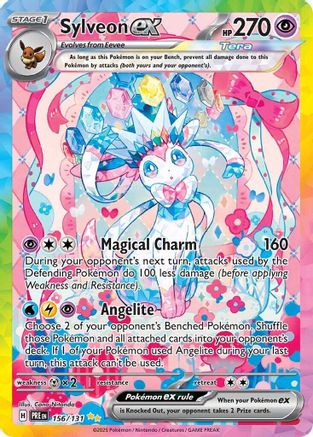 SV Prismatic Evolutions 156/131 Sylveon ex - Holofoil - Special Illustration Rare