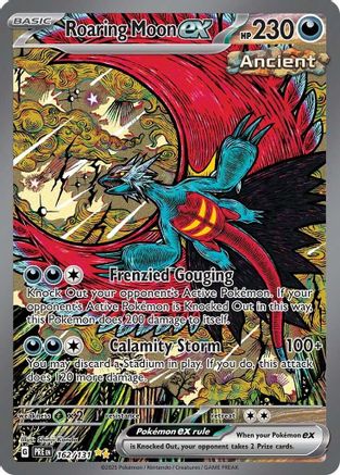 SV Prismatic Evolutions 162/131 Roaring Moon ex - Holofoil - Special Illustration Rare