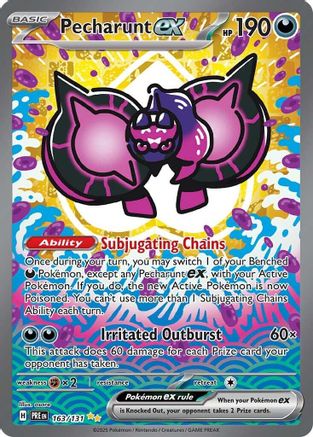 SV Prismatic Evolutions 163/131 Pecharunt ex - Holofoil - Special Illustration Rare