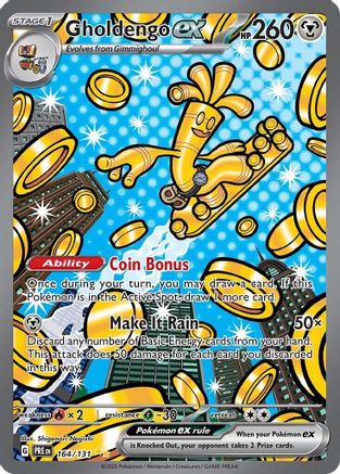SV Prismatic Evolutions 164/131 Gholdengo ex - Holofoil - Special Illustration Rare