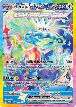 SV Prismatic Evolutions 169/131 Terapagos ex - Holofoil - Special Illustration Rare