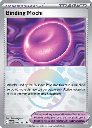SV Prismatic Evolutions 095/131 Binding Mochi (Poke Ball Pattern) - Holofoil - Uncommon