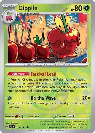 SV Prismatic Evolutions 010/131 Dipplin (Master Ball Pattern) - Holofoil - Uncommon
