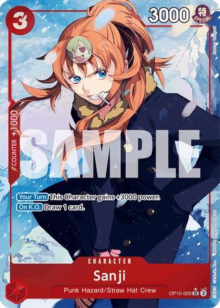 Royal Blood OP10-005 Sanji (Parallel) (OP10-005) - Foil - Super Rare