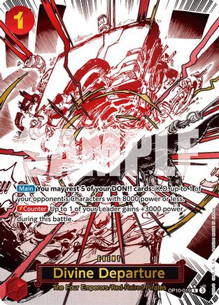 Royal Blood OP10-019 Divine Departure (Parallel) (OP10-019) - Foil - Rare