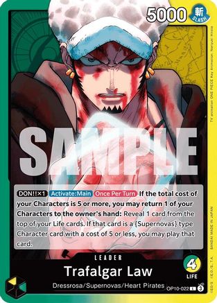Royal Blood OP10-022 Trafalgar Law (022) (OP10-022) - Leader