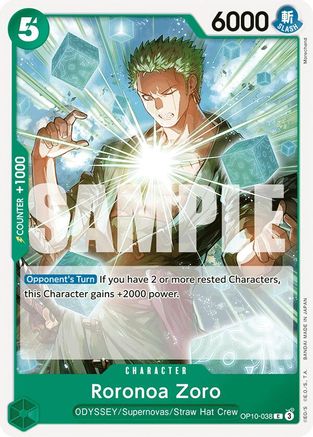 Royal Blood OP10-038 Roronoa Zoro (038) (OP10-038) - Common