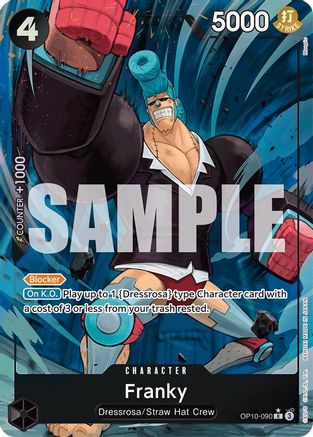 Royal Blood OP10-090 Franky (090) (Parallel) (OP10-090) - Foil - Rare