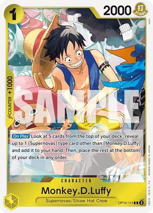 Royal Blood OP10-111 Monkey.D.Luffy (111) (OP10-111) - Foil - Rare