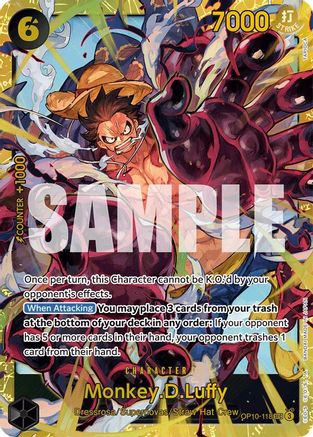 Royal Blood OP10-118 Monkey.D.Luffy (118) (OP10-118) - Foil - Secret Rare