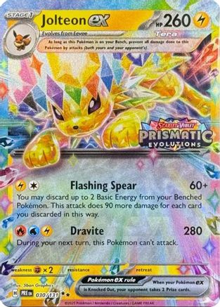 Miscellaneous Cards & Products 030/131 Jolteon ex - Holofoil - Promo