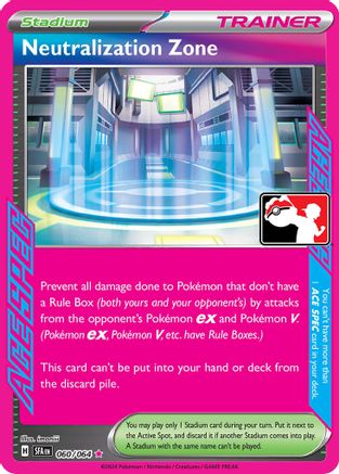 Prize Pack Series Cards 060 Neutralization Zone - Holofoil